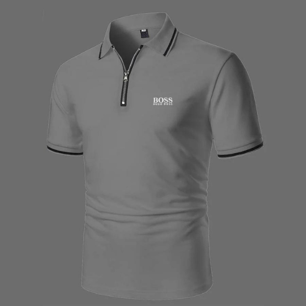Poloshirt met rits